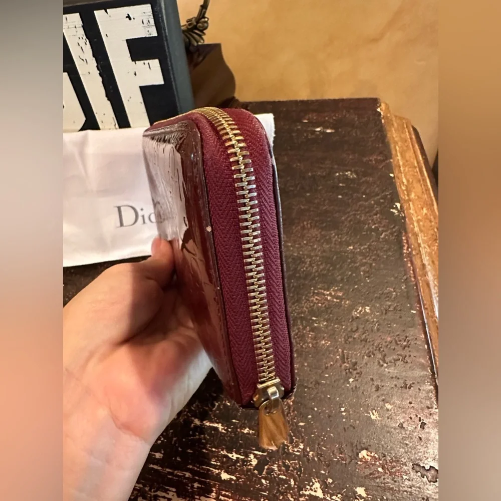 Beautiful Dior Patent Leather Bicolor Wallet